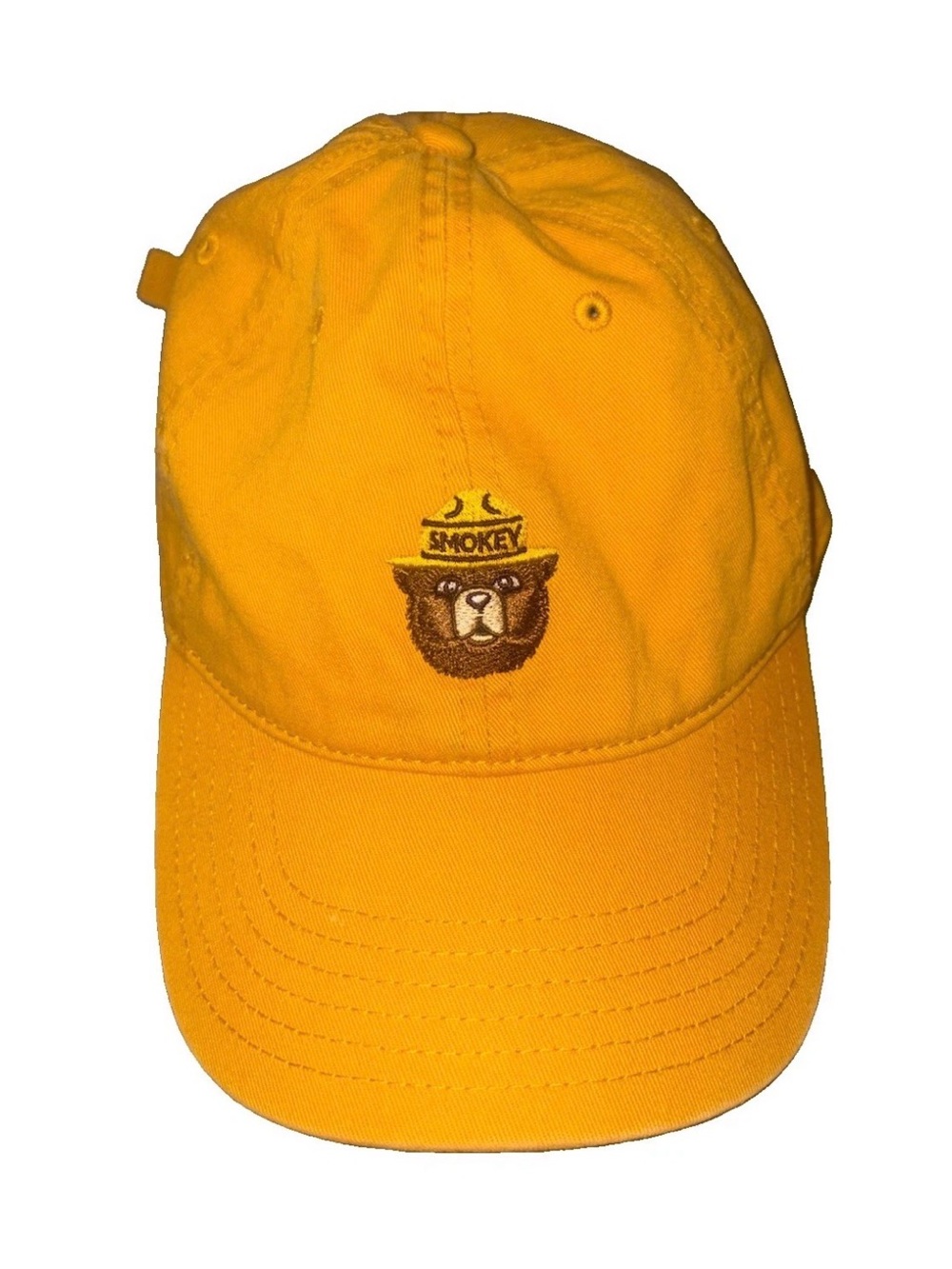 MAD Engine Yellow Smokey Bear Embroidered Cap